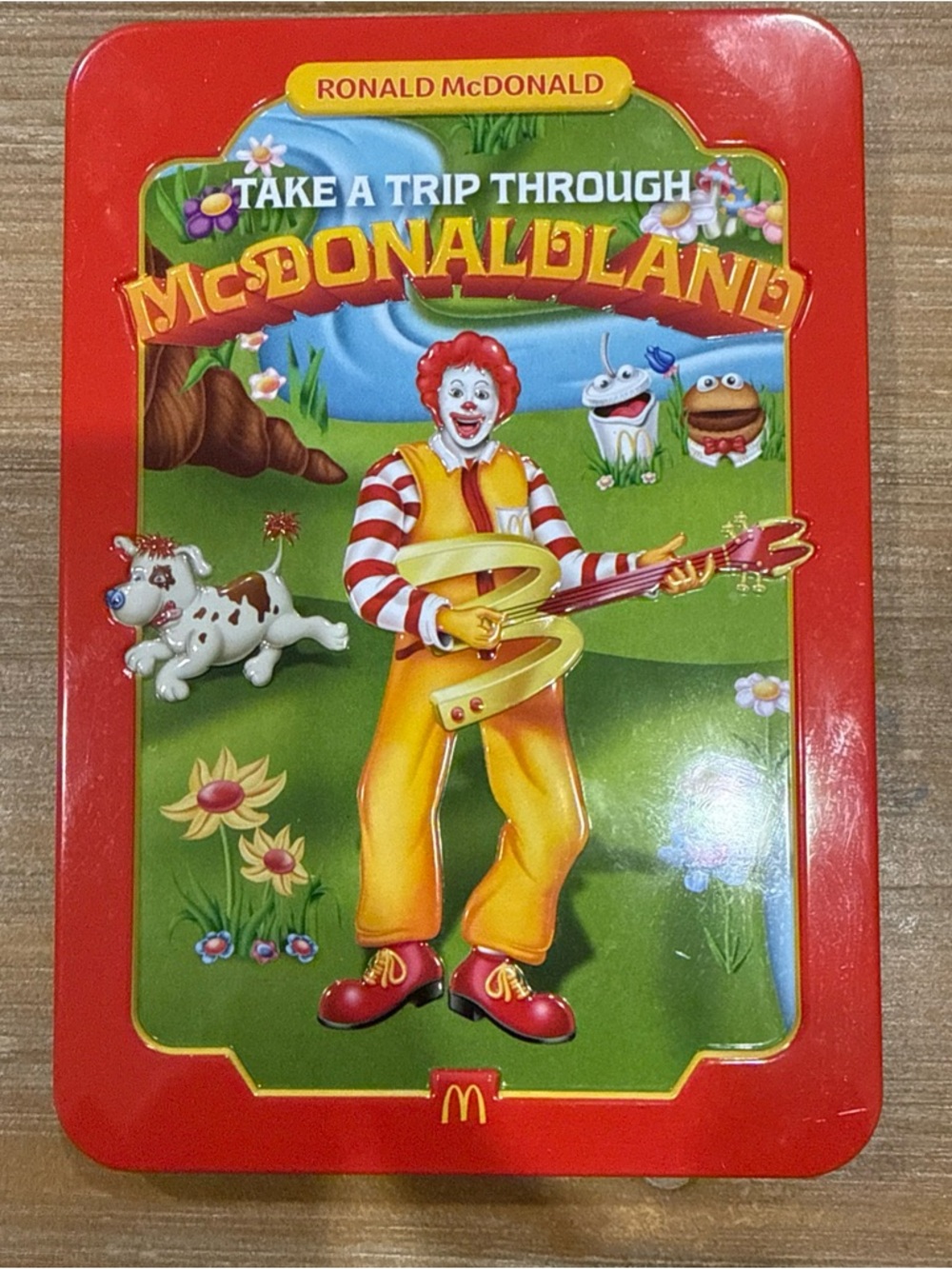 McDonald's Take a Trip Through McDonald land collector tin with accessories